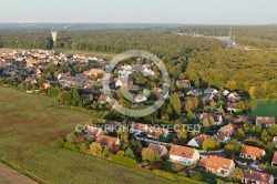 Ponthévrard vue du ciel