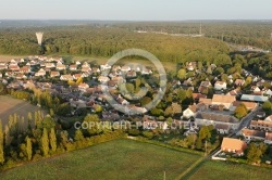 Ponthévrard vue du ciel