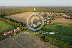 Ponthévrard vue du ciel