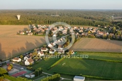 Ponthévrard vue du ciel