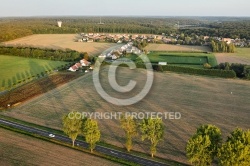 Ponthévrard vue du ciel