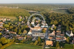 Ponthévrard vue du ciel