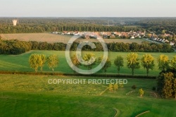 Ponthévrard vue du ciel