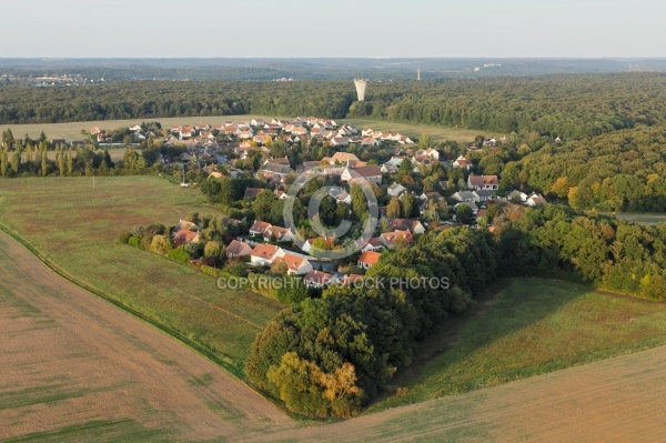 Ponthévrard vue du ciel