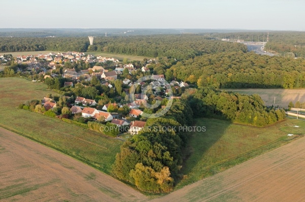 Ponthévrard vue du ciel