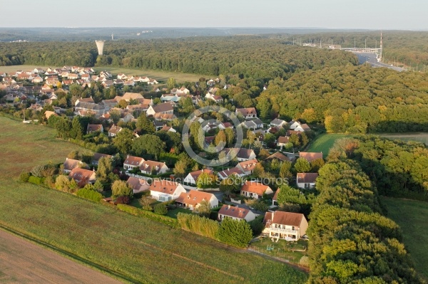 Ponthévrard vue du ciel