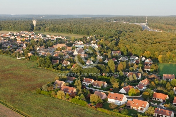 Ponthévrard vue du ciel