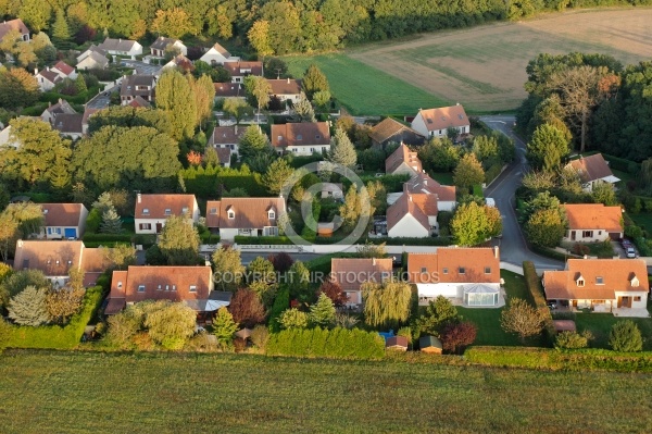 Ponthévrard vue du ciel