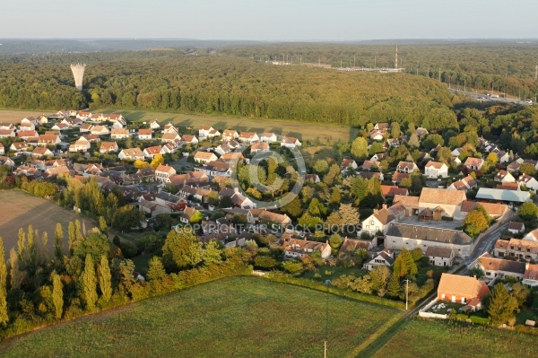 Ponthévrard vue du ciel