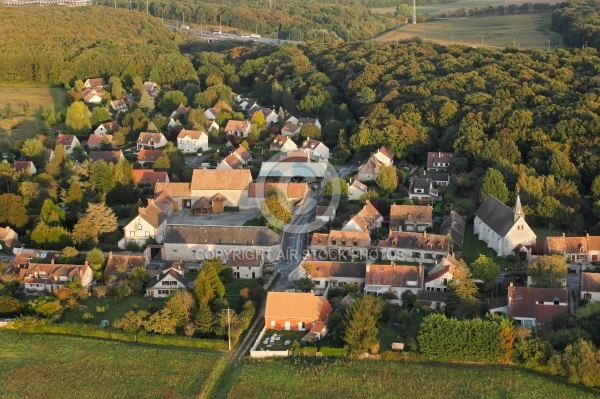 Ponthévrard vue du ciel