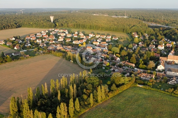 Ponthévrard vue du ciel