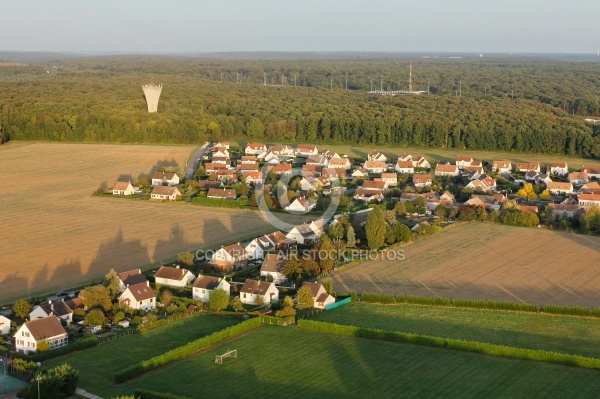 Ponthévrard vue du ciel