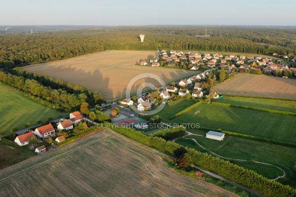 Ponthévrard vue du ciel