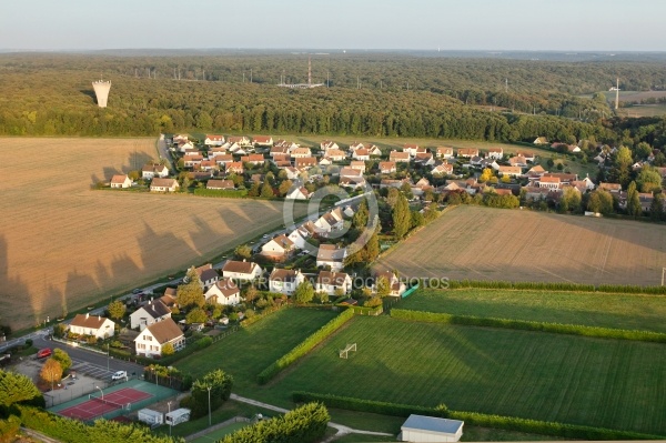 Ponthévrard vue du ciel