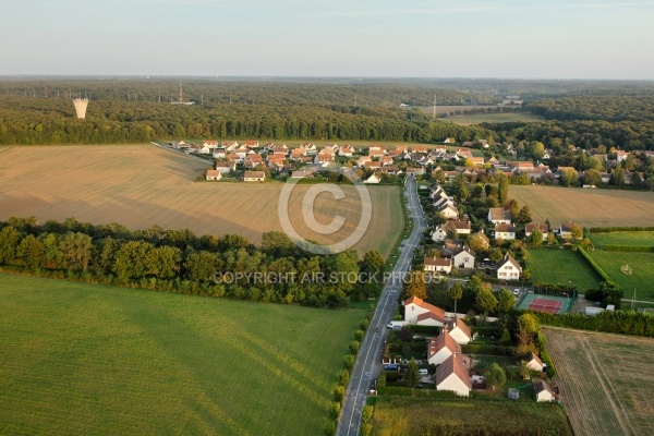 Ponthévrard vue du ciel