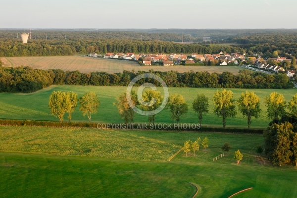 Ponthévrard vue du ciel