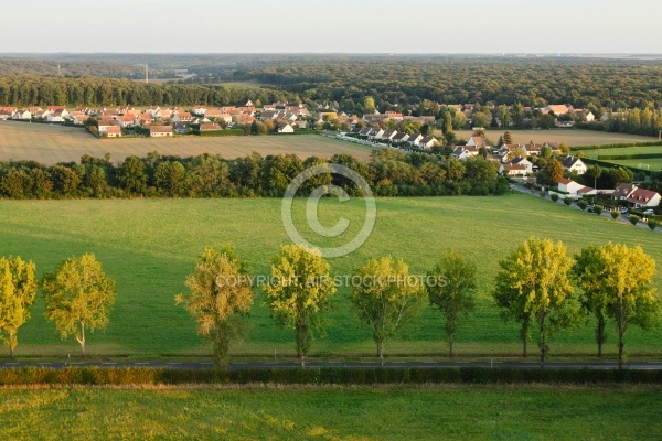 Ponthévrard vue du ciel