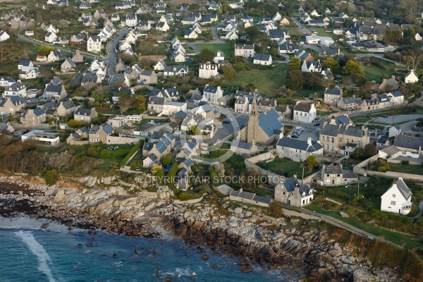 Porspoder,  Finistère vue du ciel