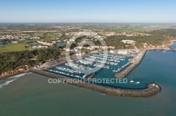 Port Bourgenay, Talmont-Saint-Hilaire vue du ciel