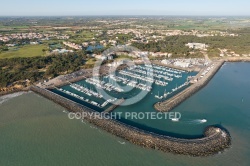 Port Bourgenay, Talmont-Saint-Hilaire vue du ciel