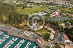 Port Bourgenay, Talmont-Saint-Hilaire vue du ciel