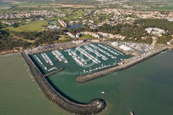 Port Bourgenay, Talmont-Saint-Hilaire vue du ciel