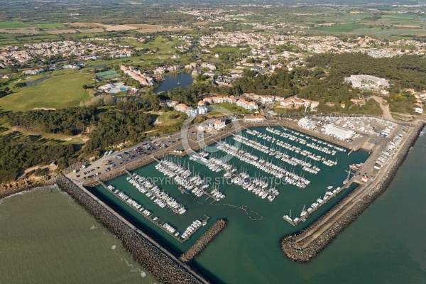 Port Bourgenay, Talmont-Saint-Hilaire vue du ciel