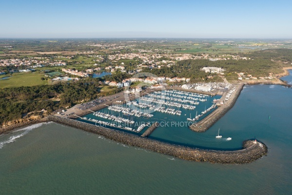 Port Bourgenay, Talmont-Saint-Hilaire vue du ciel