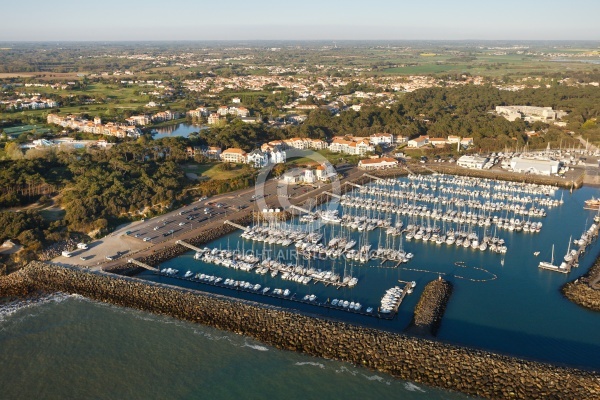 Port Bourgenay, Talmont-Saint-Hilaire vue du ciel