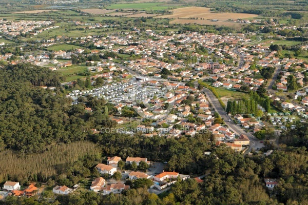 Port Bourgenay, Talmont-Saint-Hilaire vue du ciel