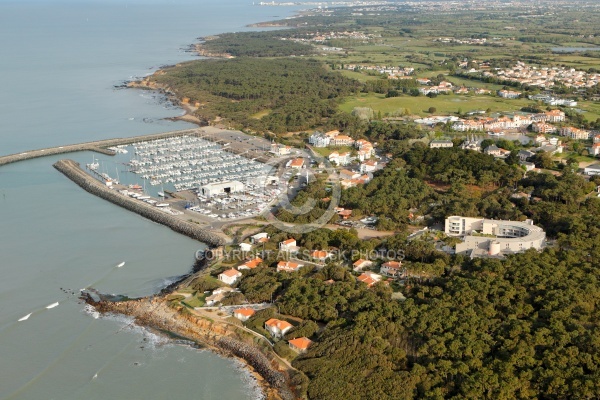 Port Bourgenay, Talmont-Saint-Hilaire vue du ciel
