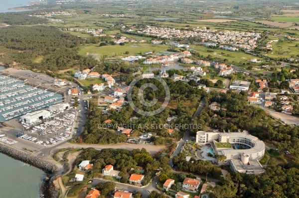 Port Bourgenay, Talmont-Saint-Hilaire vue du ciel