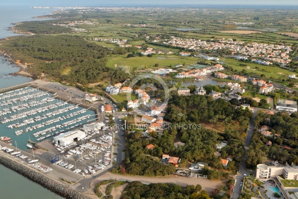 Port Bourgenay, Talmont-Saint-Hilaire vue du ciel