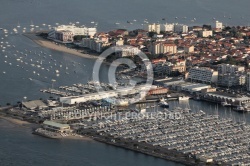 Port d Arcachon vue du ciel