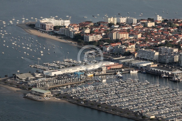 Port d Arcachon vue du ciel