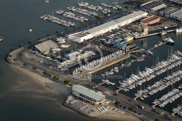 Port d Arcachon vue du ciel