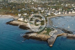 Port d Argenton, Landunvez vue du ciel