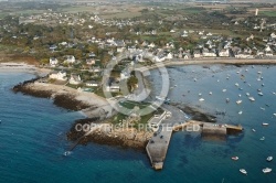 Port d Argenton, Landunvez vue du ciel