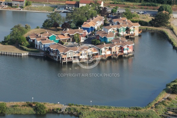 Port de Gujan-Mestras vue du ciel