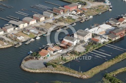 Port de la Barbotière Gujan-Mestras vue du ciel