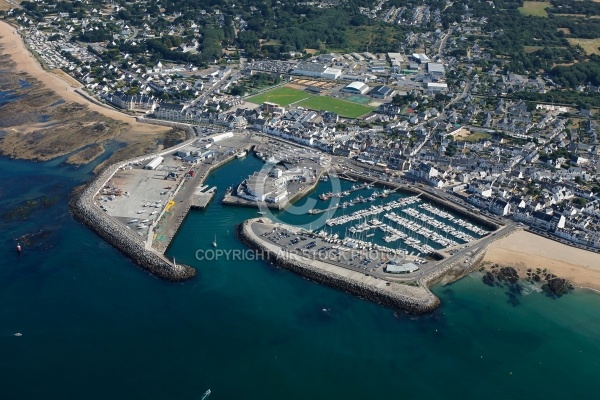 Port de la Turballe vue du ciel