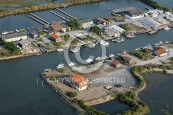 Port de Meyran Gujan-Mestras vue du ciel