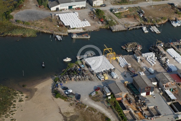 Port de Meyran Gujan-Mestras vue du ciel