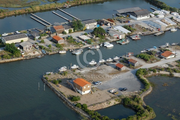 Port de Meyran Gujan-Mestras vue du ciel