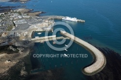 Port de Roscoff , transport maritime ,Finistere