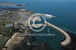 Port de Roscoff , transport maritime ,Finistere