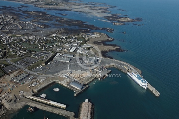 Port de Roscoff , transport maritime ,Finistere