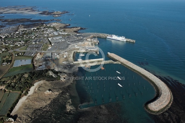 Port de Roscoff , transport maritime ,Finistere