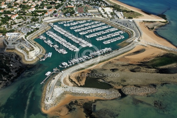 Port de Saint-Denis-d Oléron  vue du ciel