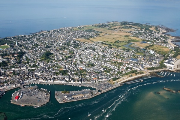 Port du Croisic vue du ciel